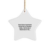 Home Science Experiments Fun Star Ornament Gifts from Family and Friends for Christmas - Image 1